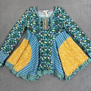 Matilda Jane Make Believe Footpath Tunic 10 Woodland Forest Whimsy Mixed Media